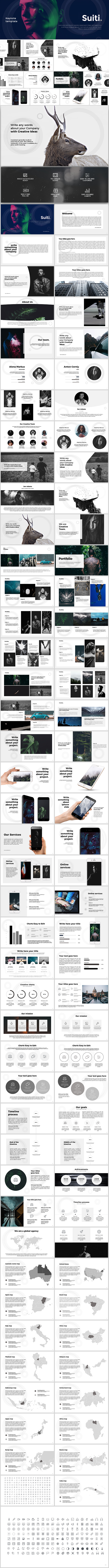 Suiti Keynote Template - Keynote Templates Presentation Templates