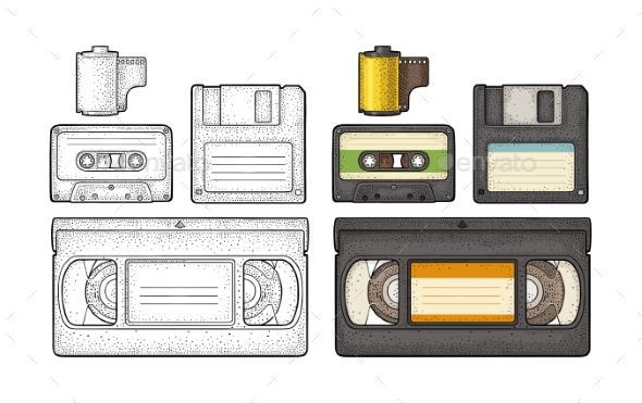 Set of Retro Technology - Retro Technology
