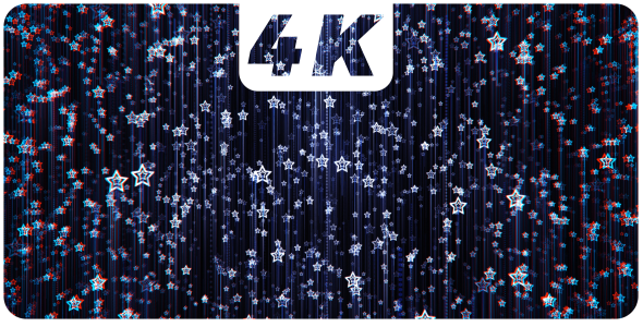 Particles Star Blue