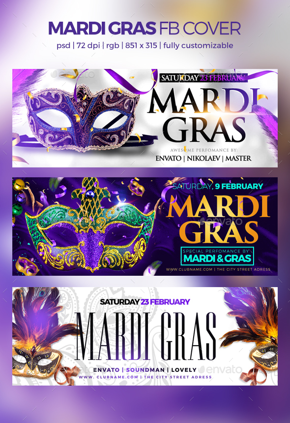 Mardi Gras Facebook Cover - Facebook Timeline Covers Social Media