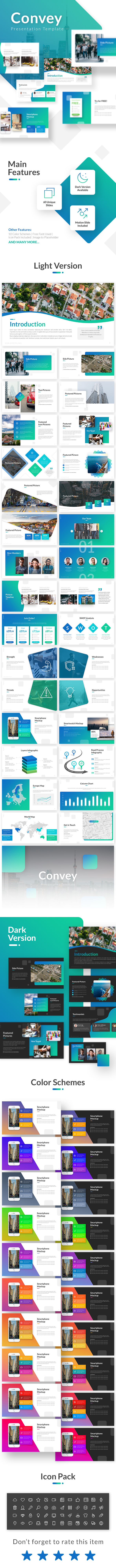 Convey Presentation Template - Business PowerPoint Templates