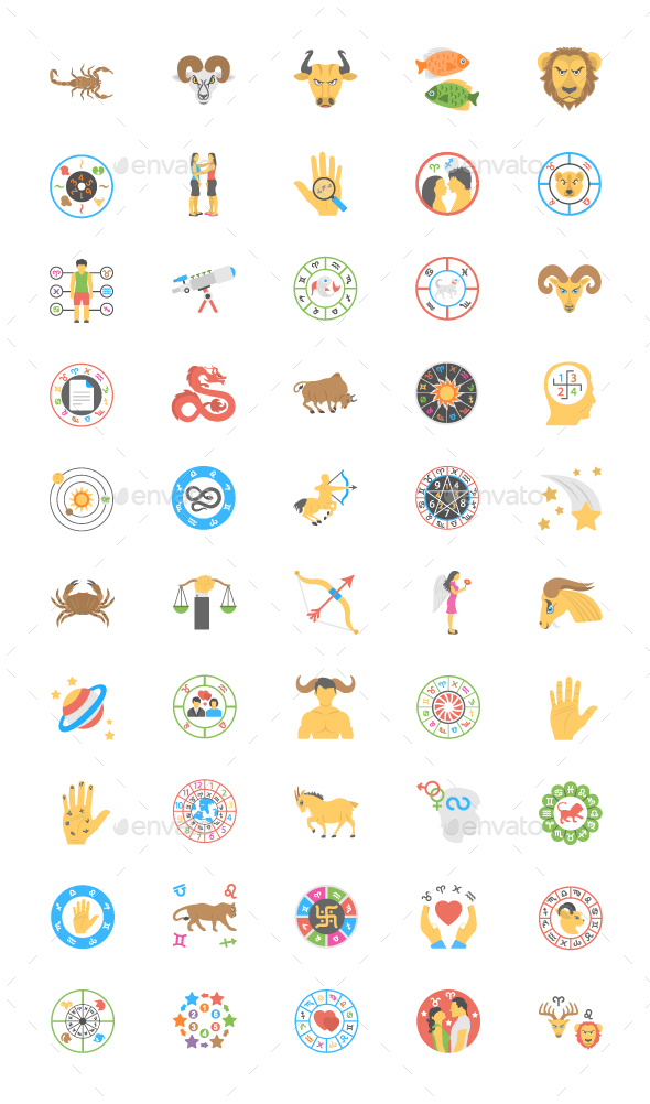 Horoscope, Numerology and Astrology - Icons