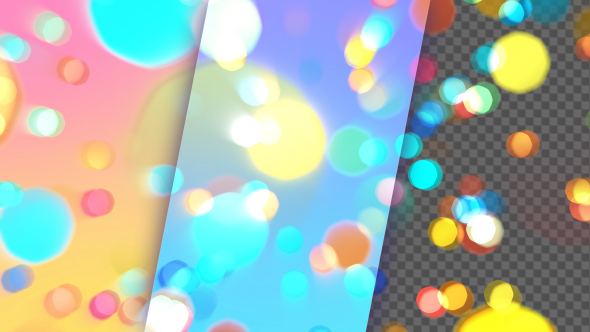 Sweet Colors Bokeh Background And Overlay V2