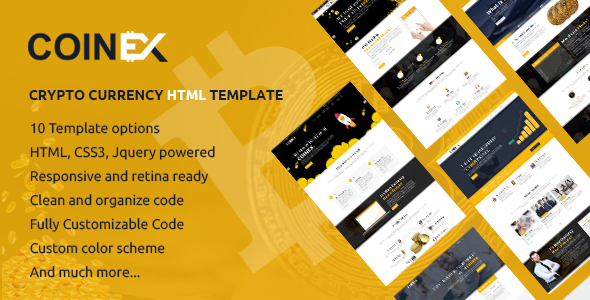 ThemeForest COINEX Bitcoin And Crypto Currency HTML Template 21176834 ThemeForest COINEX Bitcoin And Crypto Currency HTML Template 21176834