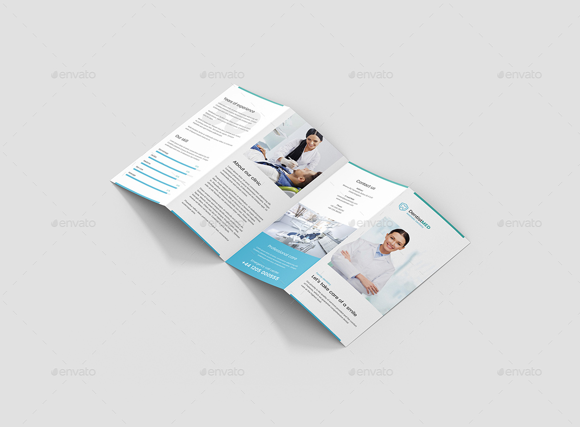 Brochure – Dentist 4-Fold, Print Templates | GraphicRiver