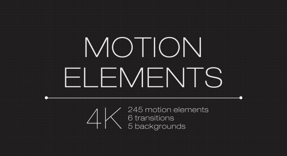 Motion Elements 4K - VideoHive 21280686
