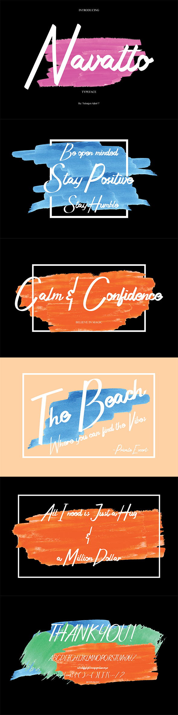Navatto Typeface - Script Fonts