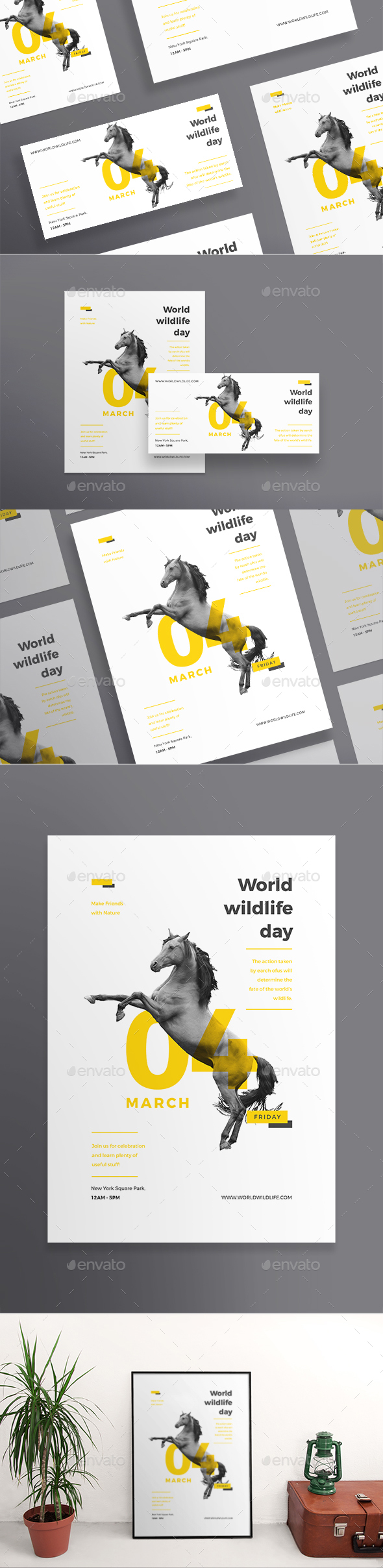 Wildlife Day Flyers - Holidays Events
