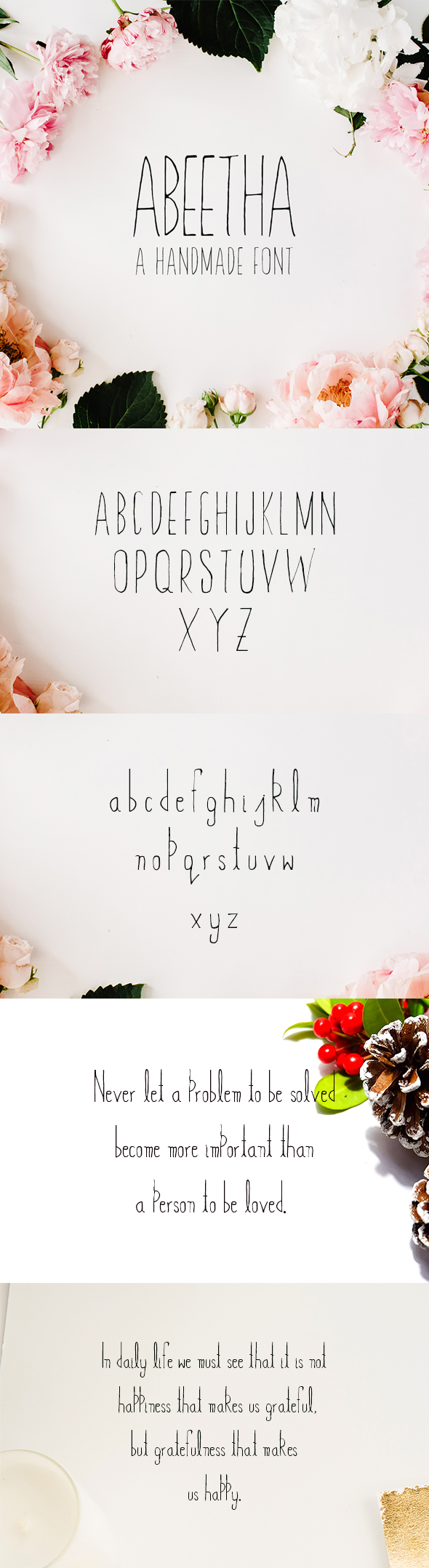 Abeetha Handmade Font - Sans-Serif Fonts