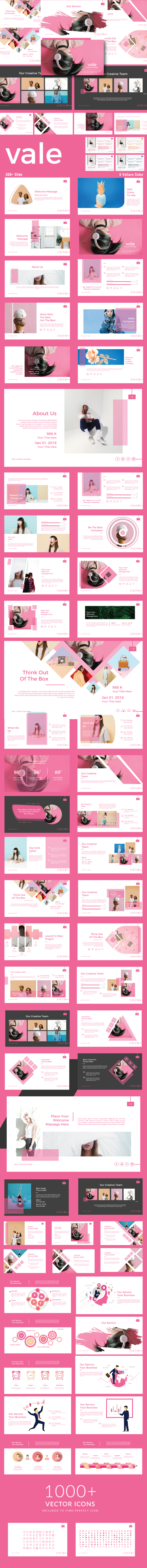 Vale Creative Google Slide - Google Slides Presentation Templates