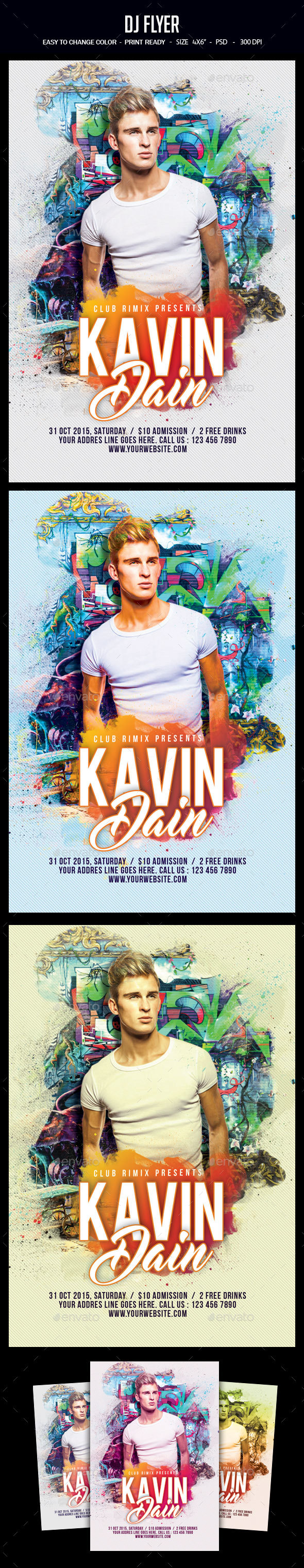 Dj Flyer - Clubs & Parties Events