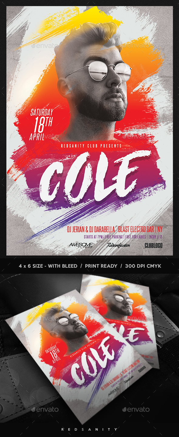 Guest DJ / Artist Flyer - Clubs & Parties Events