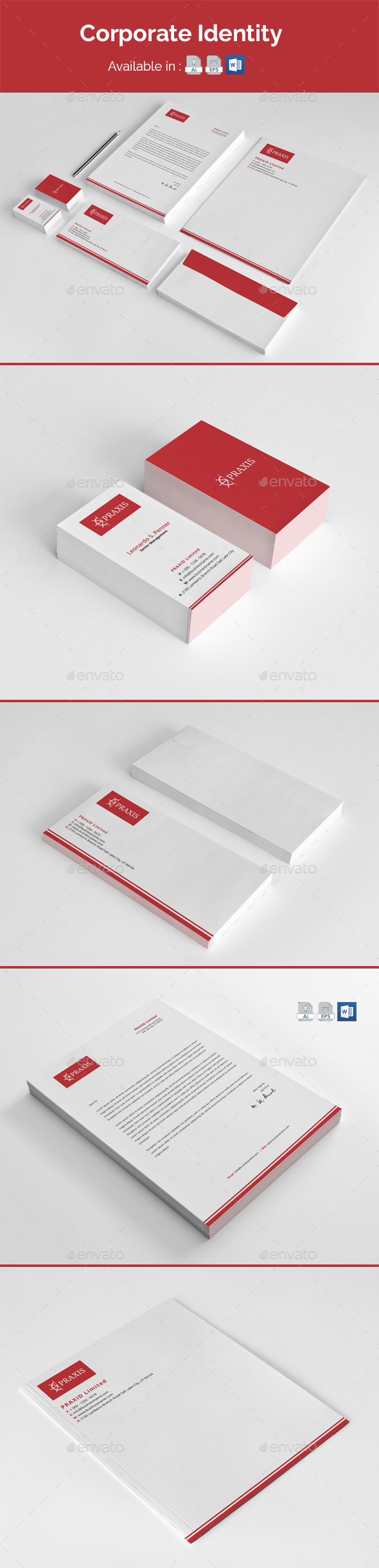 Corporate Identity - Stationery Print Templates