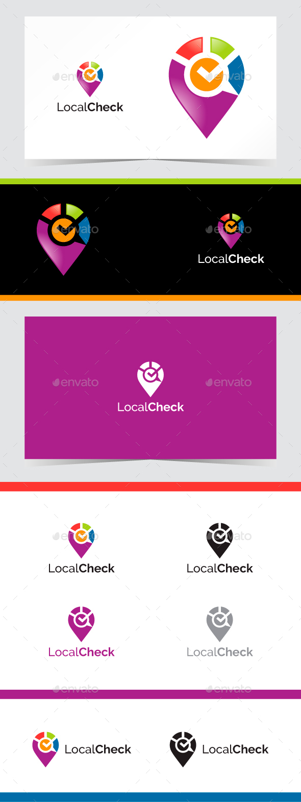 Local Check Logo - Symbols Logo Templates