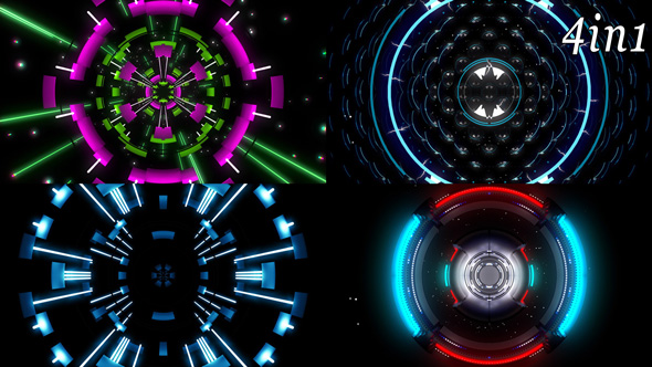 Techno Element - VJ Loop Pack (4in1) alt