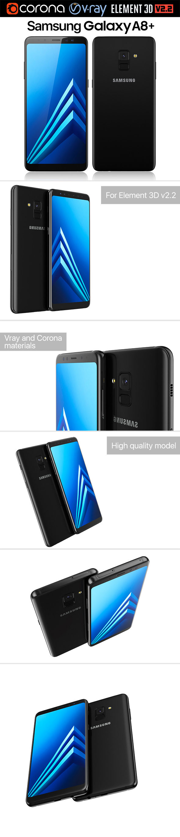 Samsung Galaxy A8 - 3Docean 21303912