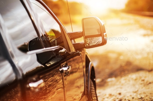 Pickup Truck Off Road Driving - Stock Photo - Images