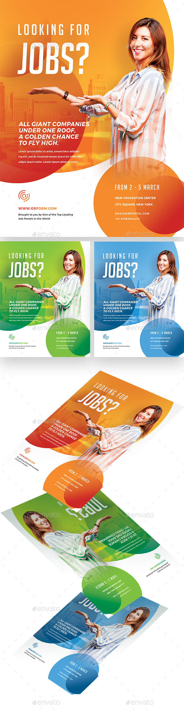 Creative Career Fair Flyer - Events Flyers