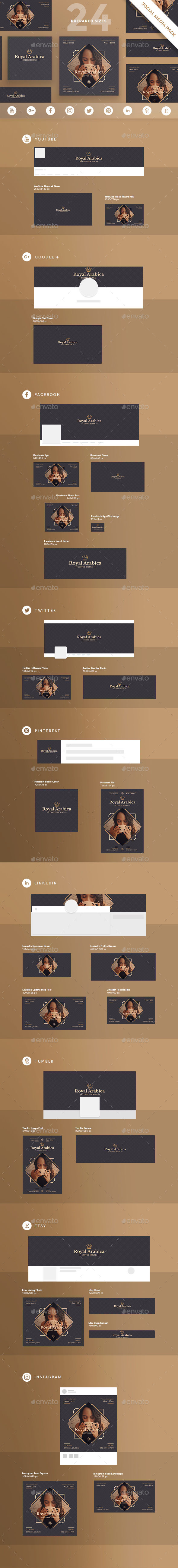 Coffeehouse Social Media Pack - Miscellaneous Social Media