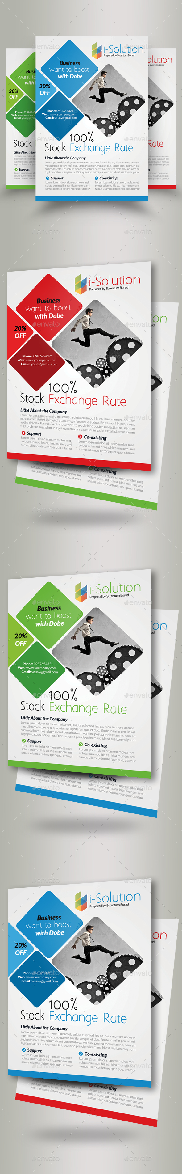 Business Strategy Flyers - Corporate Flyers
