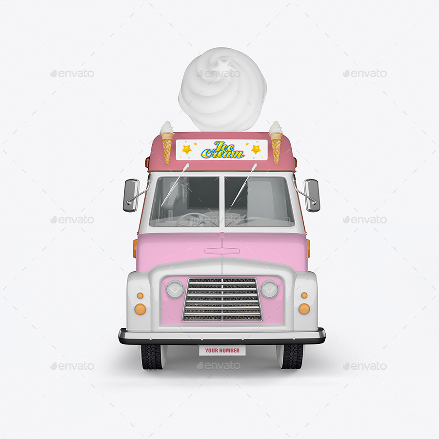 Download Ice Cream Van Mockup By Davleha Graphicriver