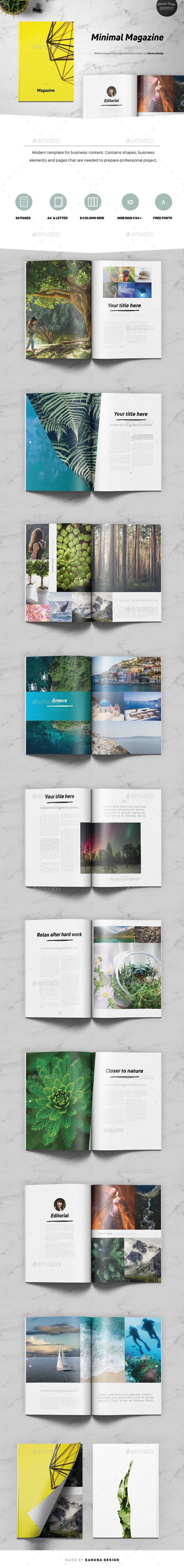 Minimal Pro Magazine - Magazines Print Templates