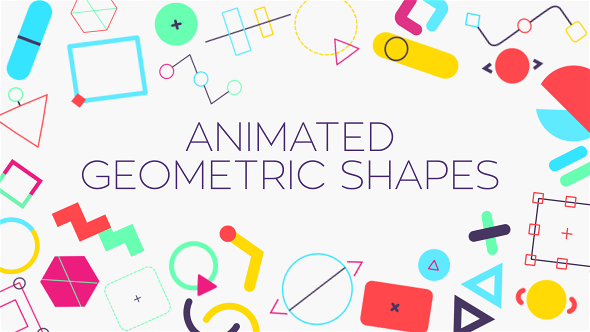 Animated Geometric Shapes - VideoHive 21307568
