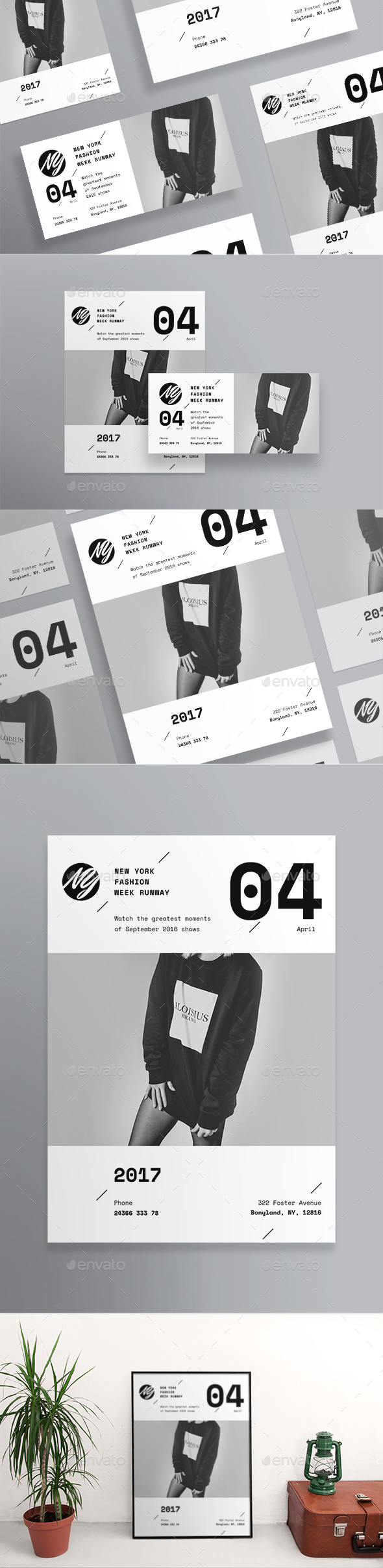 Fashion Week Flyers - Miscellaneous Events