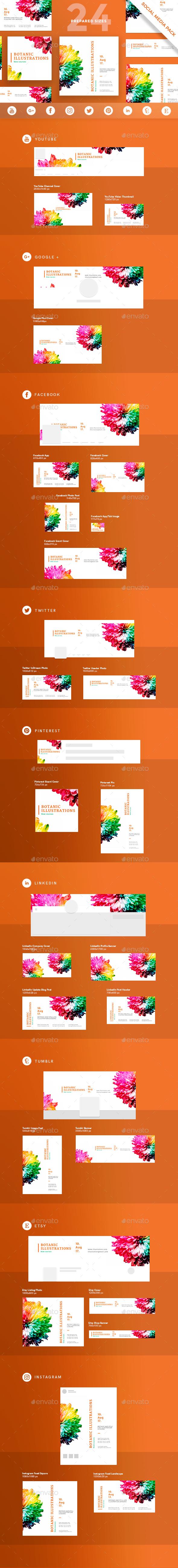 Illustration Lessons Social Media Pack - Miscellaneous Social Media