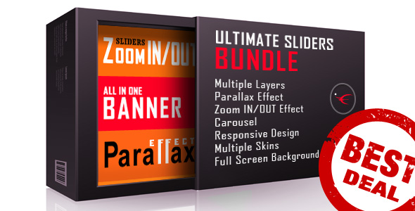 Ultimate Sliders Bundle - Layers, Parallax, Zoom