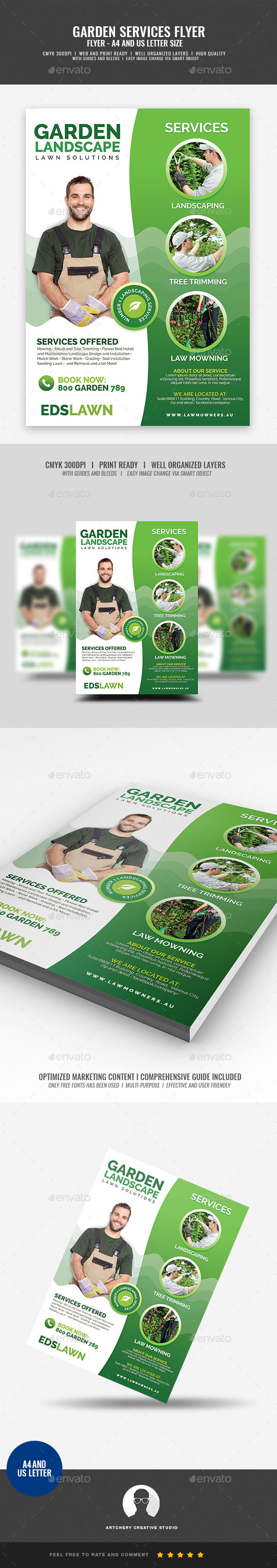 landscaping advertising flyers