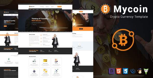 MyCoin - Bitcoin - ThemeForest 21183745