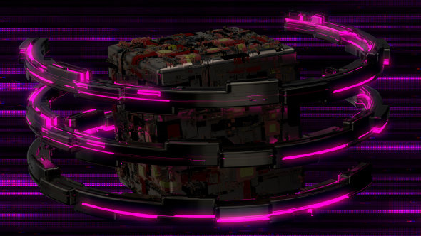 The Techno Cube VJ Loop