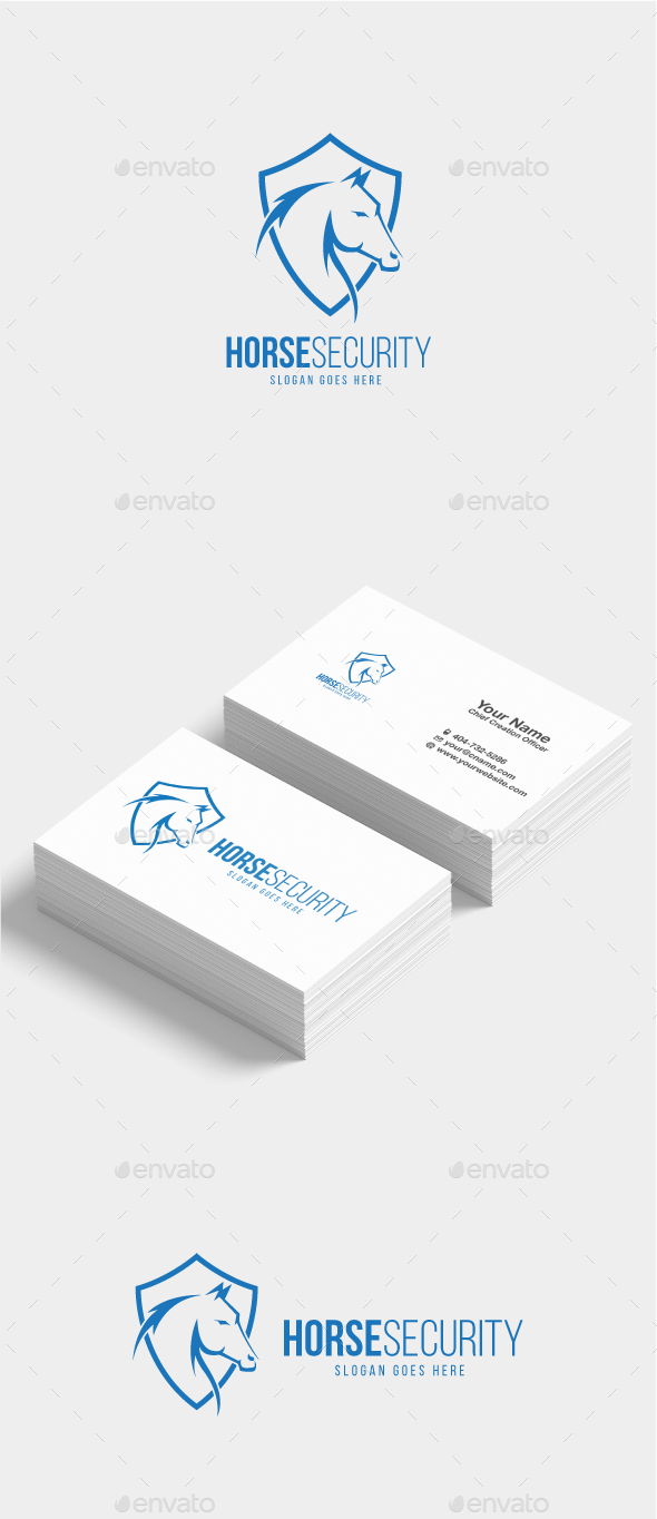 Horse Security Logo - Animals Logo Templates