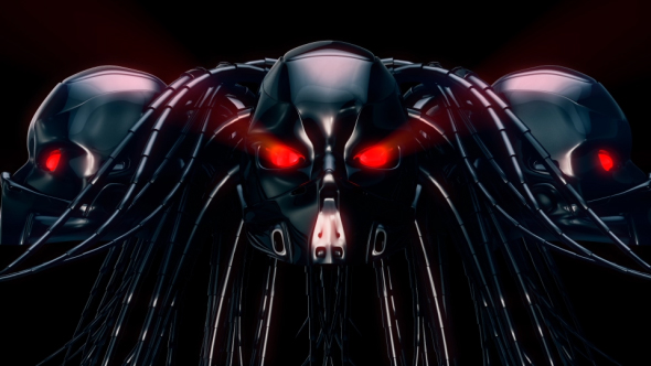 Cyborg Heads VJ Loop alt