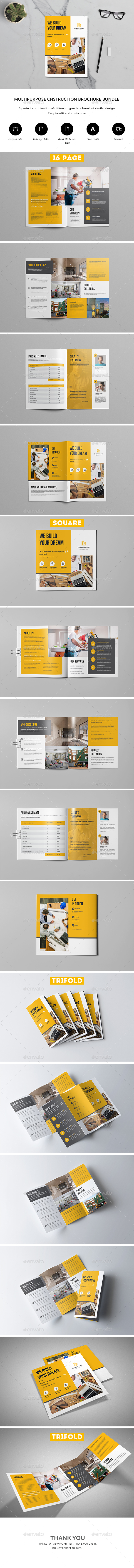 Construction Brochure Bundle - Corporate Brochures