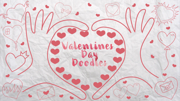 Valentines day doodles