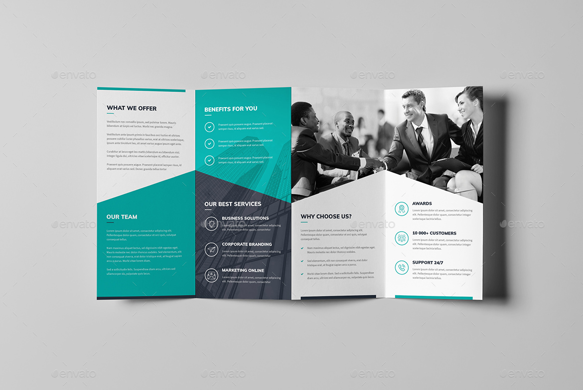  4 Fold Brochure Template Word Awesome Template Collections