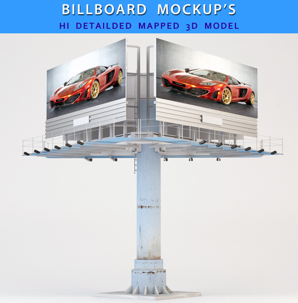 Billboard Triangle - 3Docean 21312583