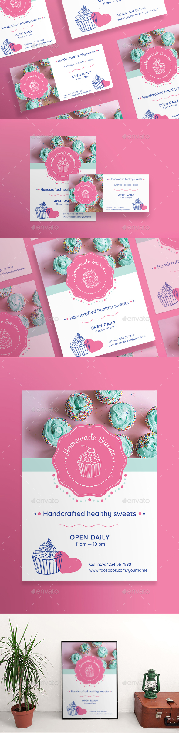 Homemade Sweets Flyers - Restaurant Flyers