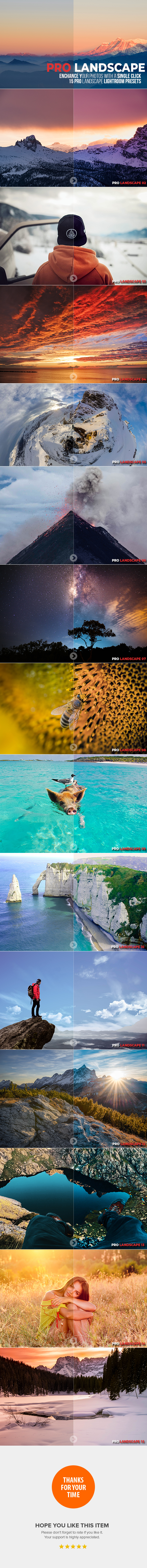 15 Pro Landscape Lightroom Presets - Landscape Lightroom Presets