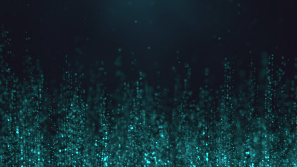 Dynamic Blue Strings Particles, Motion Graphics | VideoHive