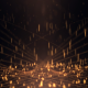 Triangle Stage Gold Sparks - VideoHive Item for Sale