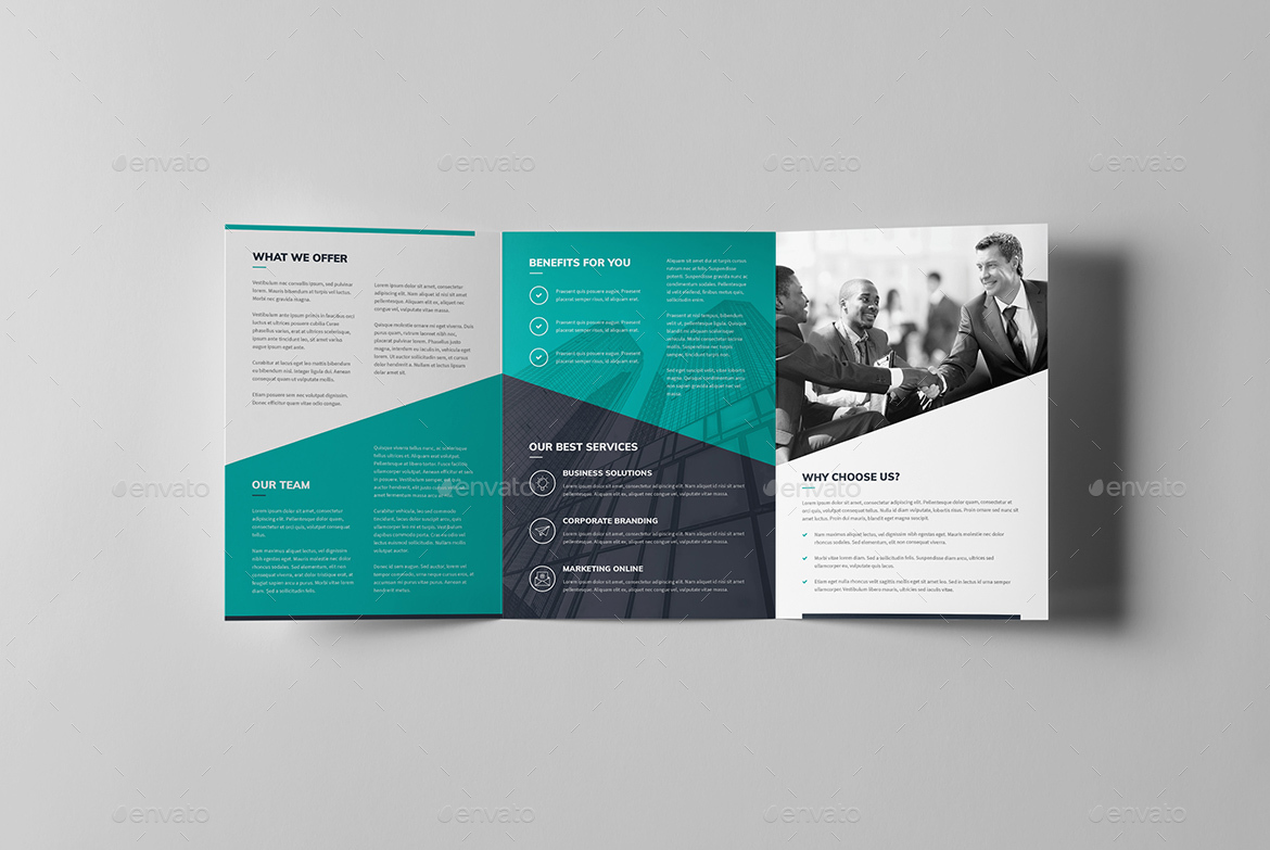 Brochure – Corporate Tri-Fold A5, Print Templates | GraphicRiver