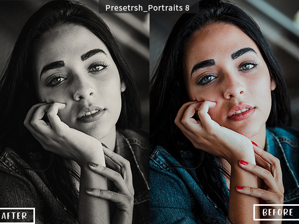 25 Portraits Collection Lightroom Presets By Presetsh | GraphicRiver