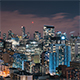 Toronto's Midtown at Night as Seen from the Downtown - VideoHive Item for Sale