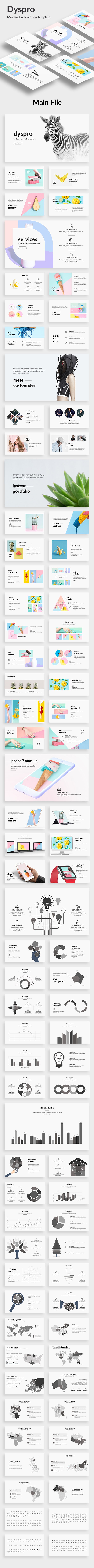 Dyspro - Minimal Google Slide Template - Google Slides Presentation Templates