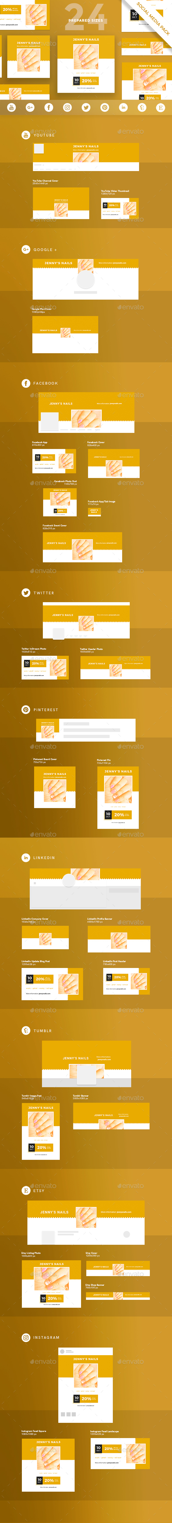 Nail Studio Social Media Pack - Miscellaneous Social Media