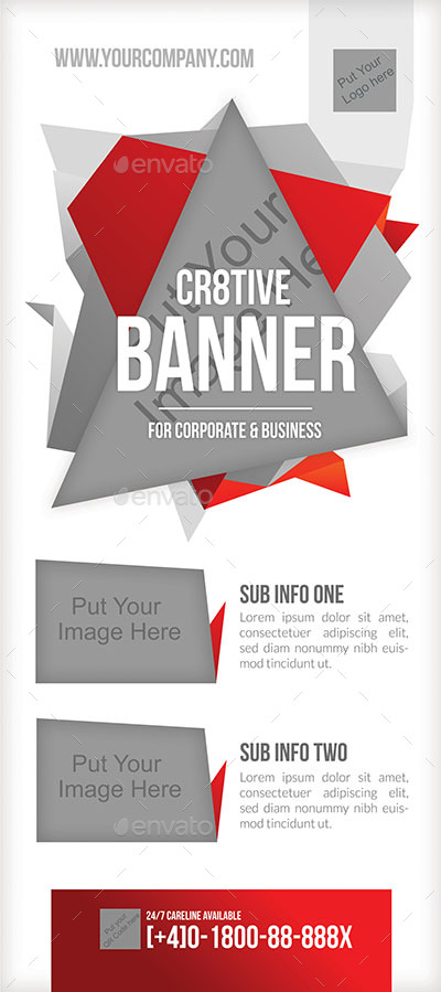 Multipurpose Roll Up Banner in Signage Templates - product preview 2