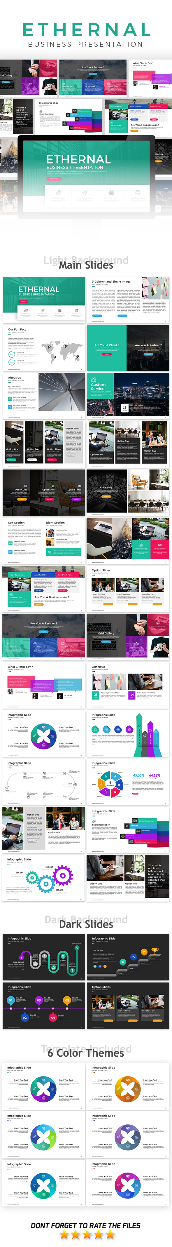 Ethernal Business Presentation Template - Business PowerPoint Templates